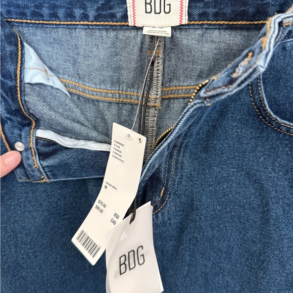 Urban Outfitters BDG Theo Denim A-Line Midi Maxi Skirt Dark Women’s Medium - Picture 9 of 14